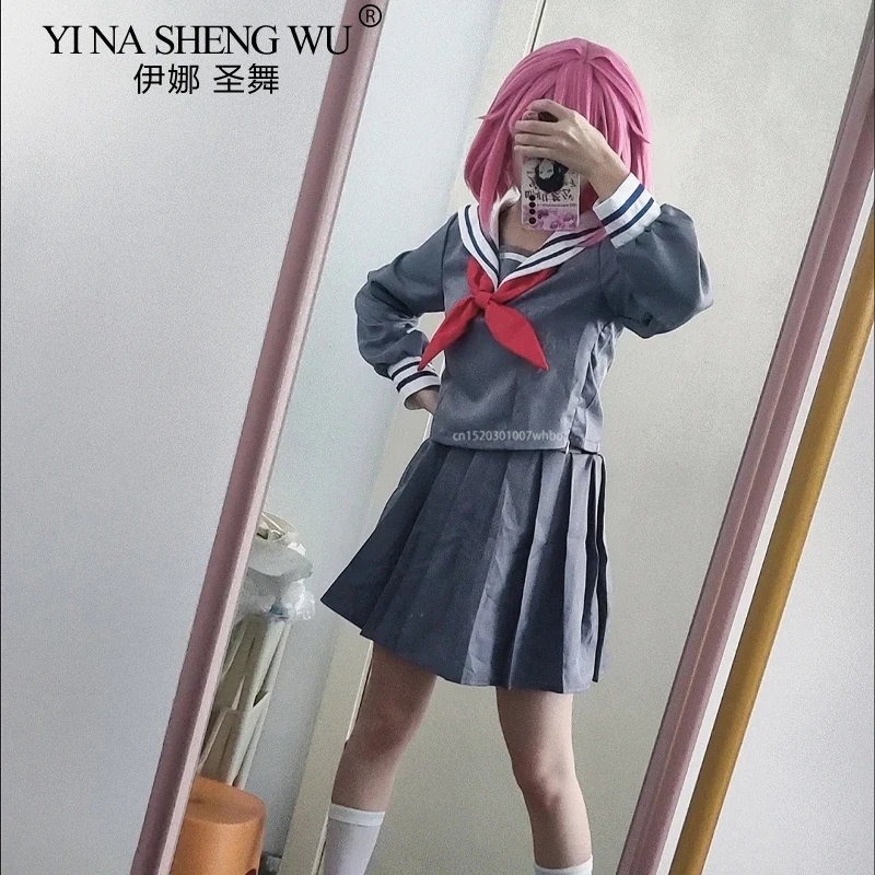 Cosplay JK Set uniforme Sekai Colore grigio Vestito Stage Feat Costume Anime coreano giapponese Cos Uniforme da marinaio Abbigliamento scolastico per ragazze