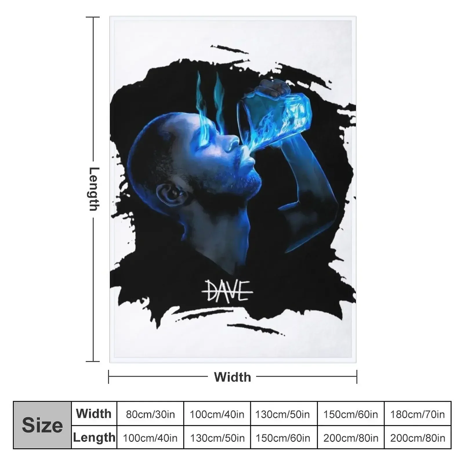 Dave Rapper Official Merchandise Brush Throw Blanket blankets and throws Plaid Polar manga Bed Fashionable Sofa Quilt Blankets