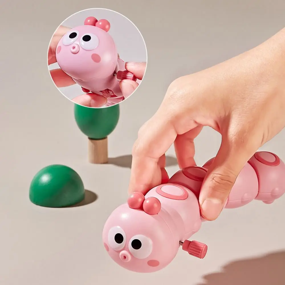 Cute Plastic Chained Caterpillar Multi-colour Early Education Caterpillar Swaying Crawling Clockwork Children Entertainment