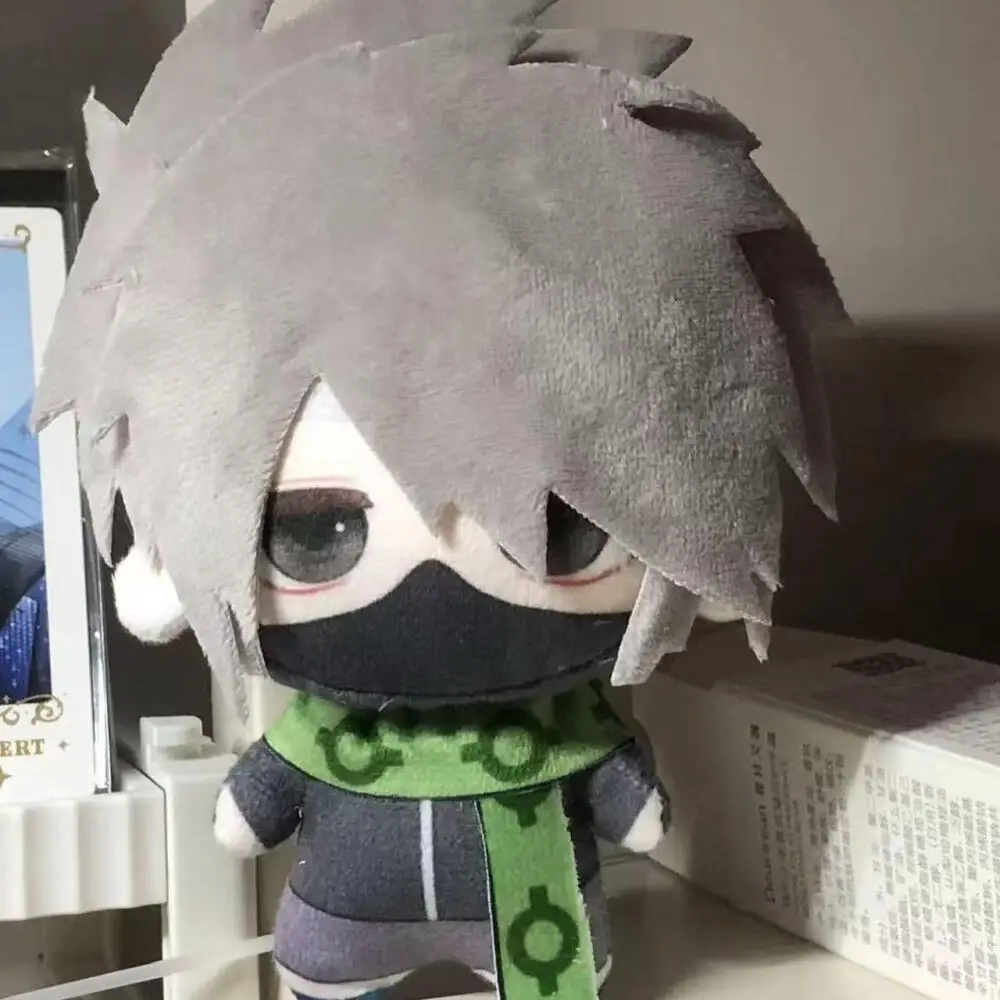 Naruto Kakashi 10Cm Plush Doll Keychain - Mini Cotton Stuffed Anime Figure Pendant for Backpack Bag Decor Gift