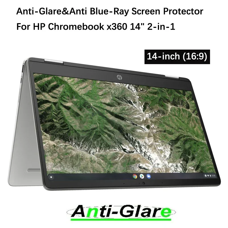 2X Ultra Clear/Anti-Glare/Anti Blue-Ray Screen Protector for HP Chromebook x360 2-in-1 14a-ca0040nr 14b-cb0097nr 14