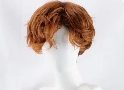 Young Men short red Brown wavy Ron cosplay Cosplay Costumes hair Wigs