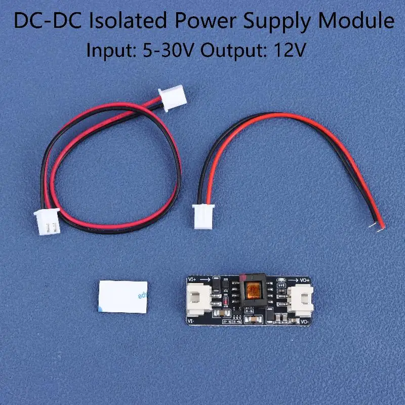 

Модуль питания DC 5В-36В -12В 5Вт с изоляцией и двойными кабелями XH2.54 для понижающих преобразователей с широким диапазоном входного напряжения