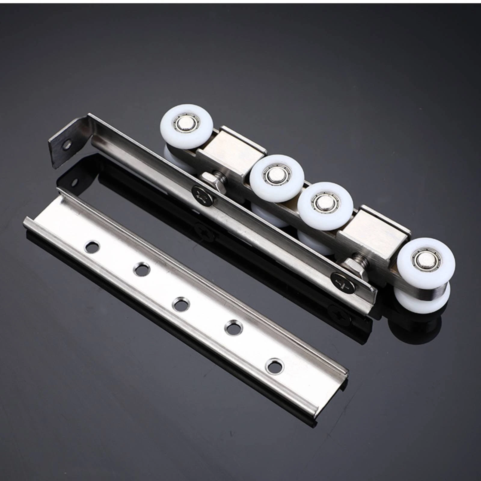 Stainless Steel Door Roller Effortless Glide Sliding Door Roller Home Hardware Compact Bearing Wheel