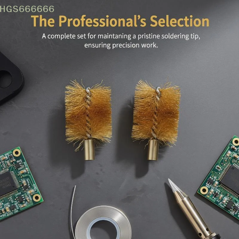 

310 Soldering Iron Tip Cleaning Brush Reliable Oxide Remover for Impeccable Precision in Electronic Soldering