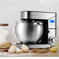 Sokany 2000W 10L Stand Mixer Planetary Mixer Stainless Steel Bowl 6-speed Cream Egg Whisk Whip Dough Kneading Blender With timer
