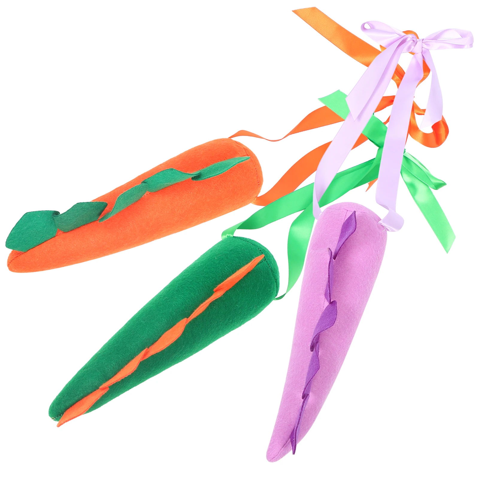 

3pcs Dinosaur Tail Props S Size Light Purple Green Cosplay Costume Accessory Party Decoration Festive DIY Decor