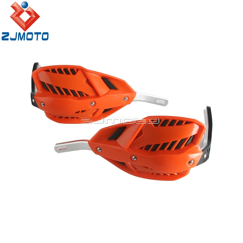 Orange Guards Protection Motorcycle Handguards Handlebar Guards Protector Pit Bike 7/8