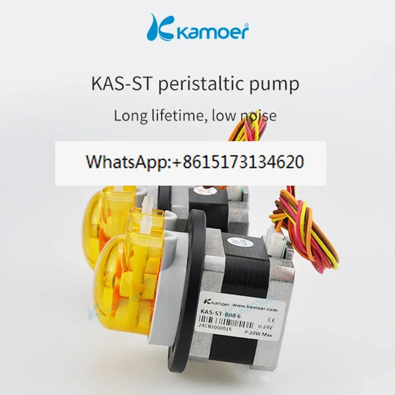 Kamoer KAS-42 12V 24V plastic  ammonia peristaltic pump urine analyzer dosing pump silicone tube BPT tube