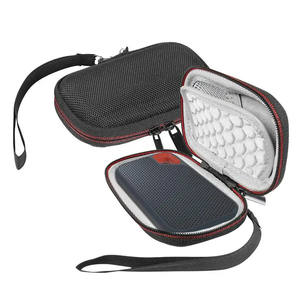 Tragbare Solid-State-Festplattenhüllen für SanDisk PSSD /E30 /E60 / E61 Reisetaschen, schützende Aufbewahrungstaschen, EVA-Hüllen