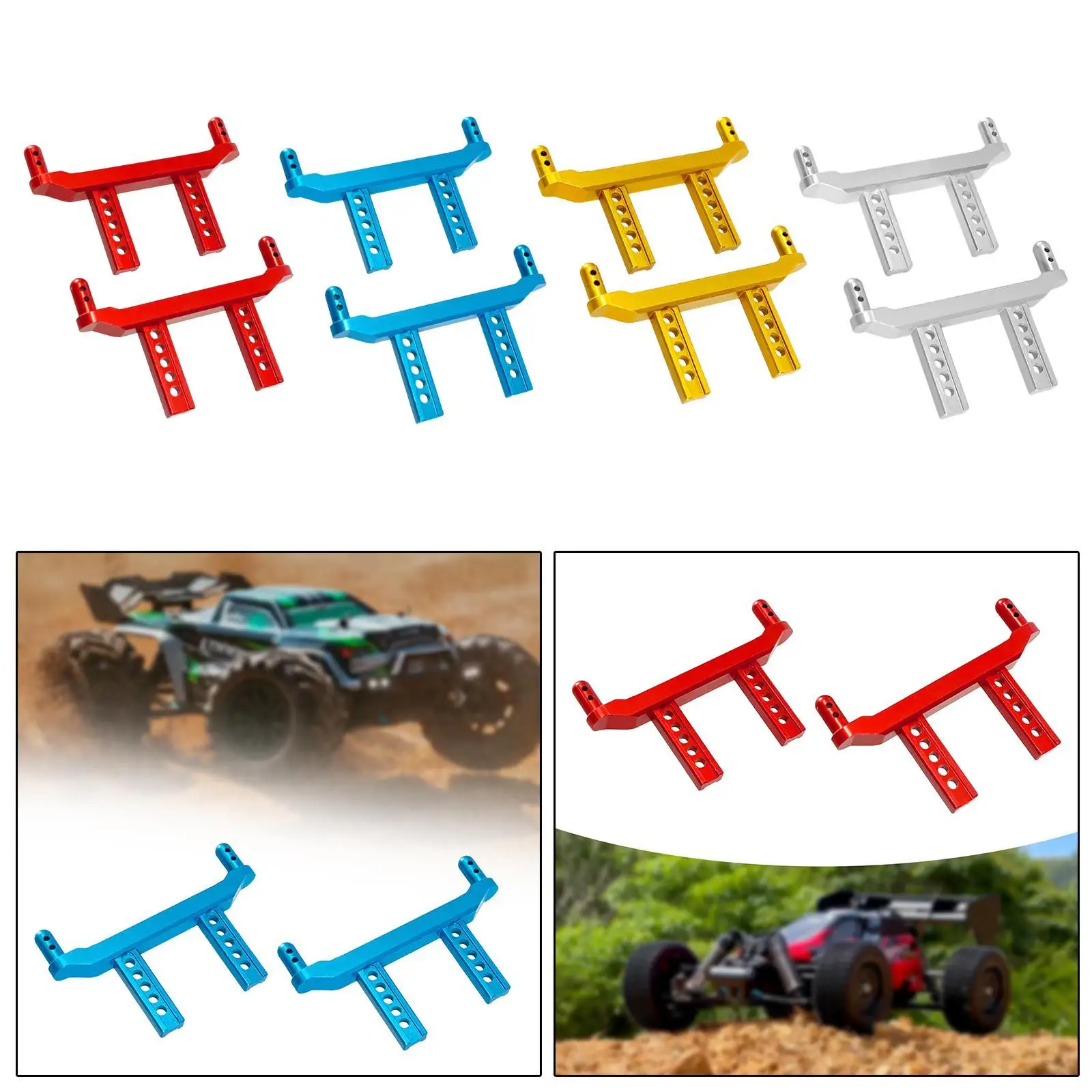 

2 шт. 1/16 крепления для кузова радиоуправляемого автомобиля RC кузовный пост для 16103 16102 RC хобби-автомобиля