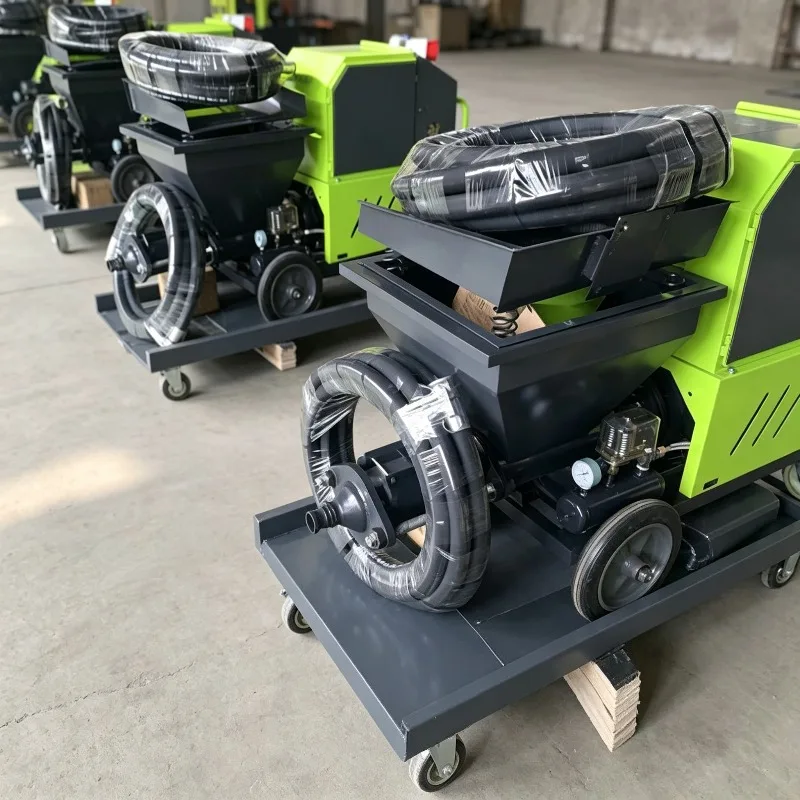 CE Mortar Spraying Machine High Pressure Wall Plastering Machine Cement Rendering Sprayer Machine for Construction High Capacity
