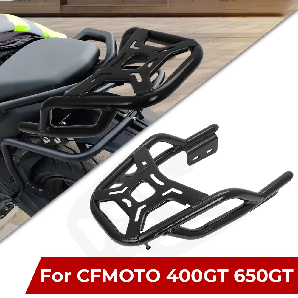 For CFMOTO CF 400GT 650GT 650 GT Accessories Motorcycle Rear Luggage Rack Carrier Trunk Box Holder Support Shelf Bracket Grip