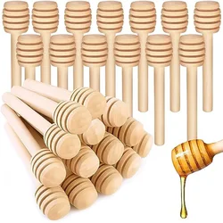 (50pcs) Mini Wooden Honey Dipper 8cm 10cm Honey Spoons
