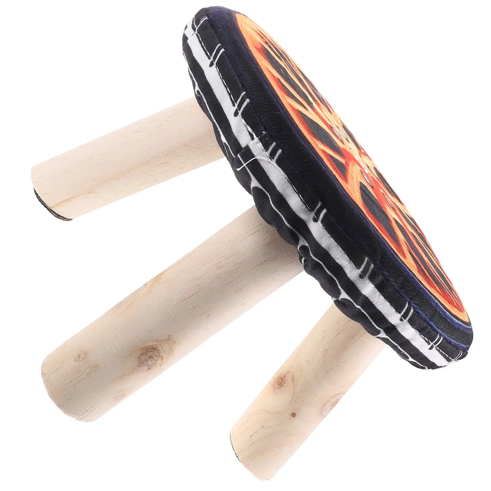 Solid Wood Short Stool Lightweight Round Sponge Sitting Chair for Living Room Bathroom Outdoor Fishing Small Furniture