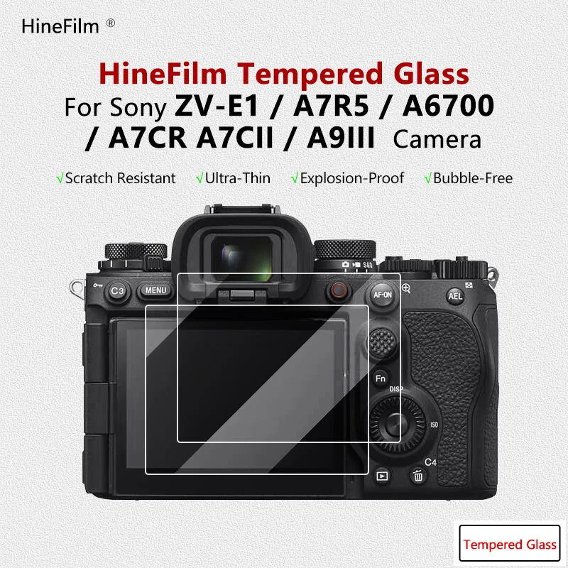 

A9M3 A9III A7C2 A7CR A7R5 ZVE1 Camera Tempered Glass Protective Glass for Sony A7CII A6700 A7RV ZV-E1 Camera Screen Protector