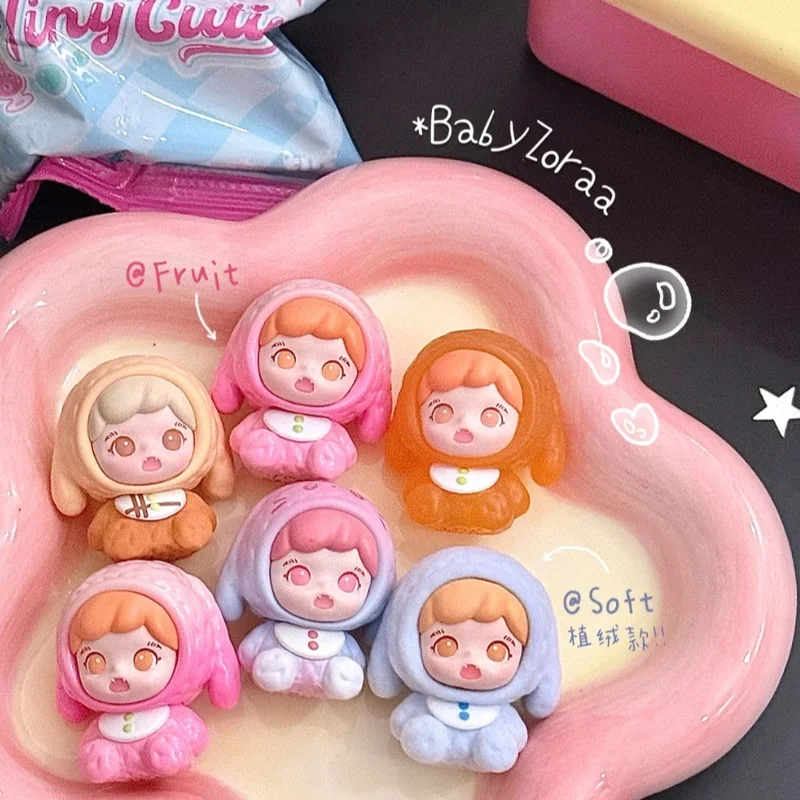 

Mini4 Tiny Cutie Series Blind Box - Hand-Made Kawaii Desktop Ornaments Trendy Blind Bag Decorative Gifts for Collectors