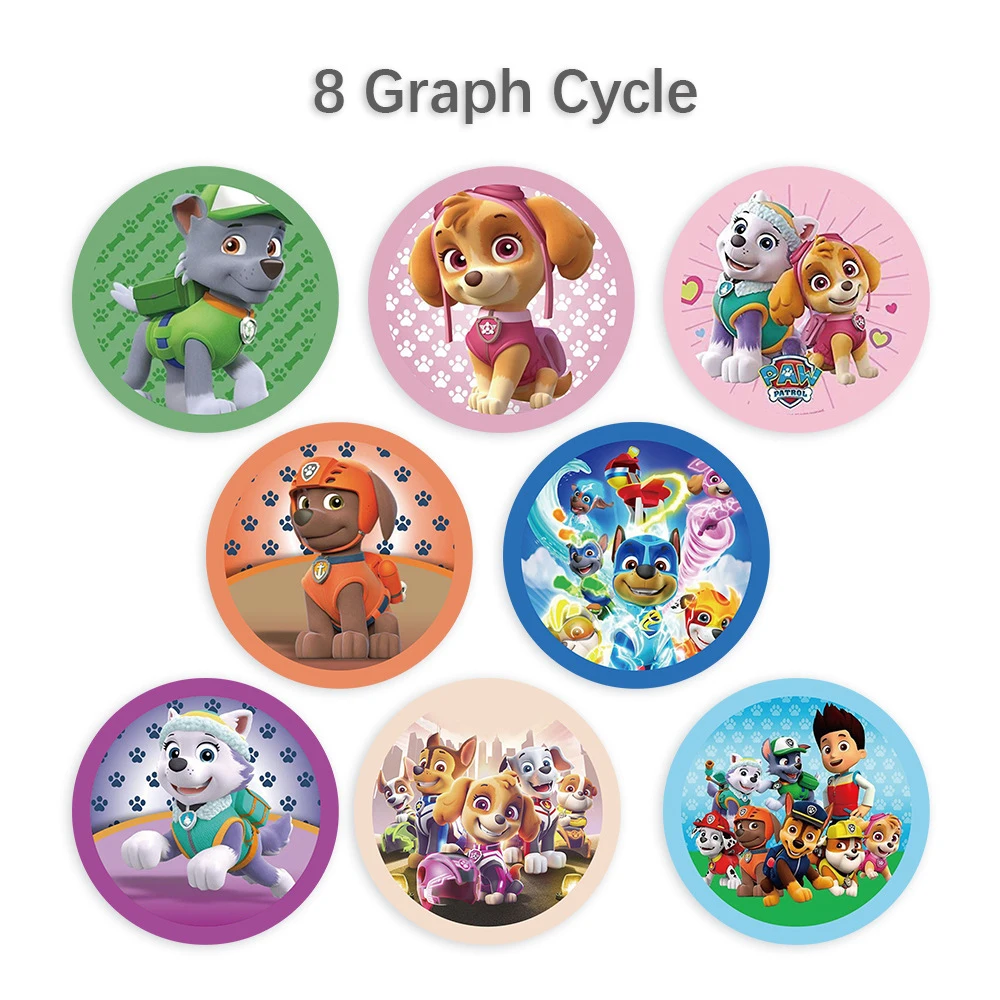 500pcs/roll Funny Anime PAW Patrol Sealing Stickers Cute Cartoon Decal for Kid Scrapbooking Laptop Phone Reward Sticker Toy Gift