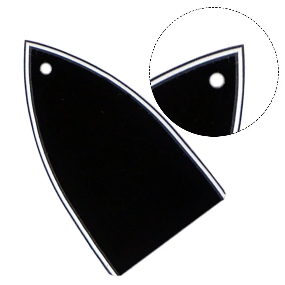 

Electric Guitar Truss Rod Cover 1 Hole 3 Ply Truss Rod Cover Plate For Electric Guitars Replacement Accessorys Black Parts