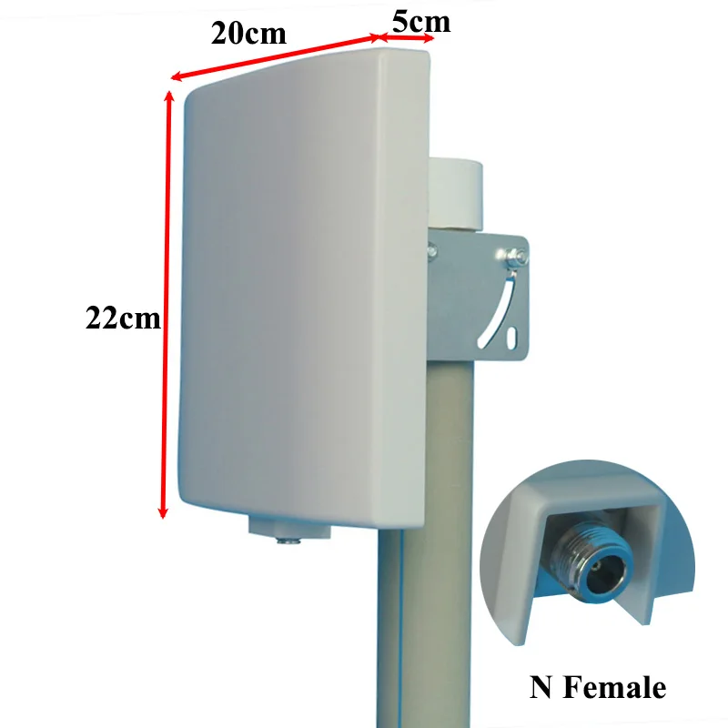 Imagem -02 - Painel Uhf Antena Patch Direcional 433mhz Plano Lora 430mhz 433mhz Impermeável Sistema Repetidor ht fm Scanner