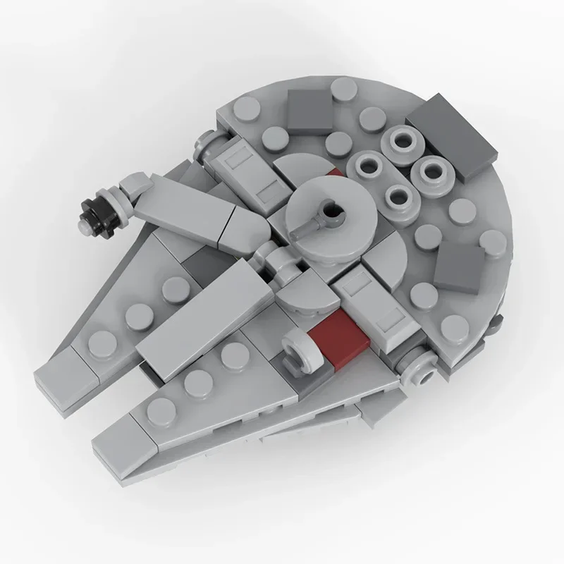 Classic Star Movie Accessories Space War Spacecraft Mini Millennium Falcon Building Blocks MOC-36420 Assembly Model Kids Toy