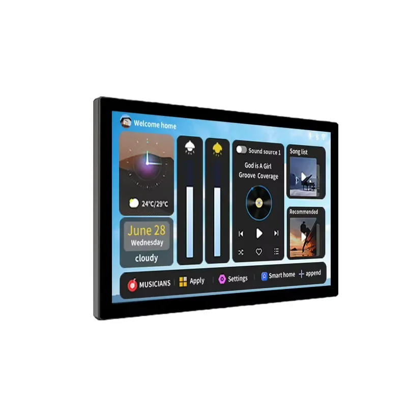 10.1 Inch Android Smart Home Control Panel Wall Mount POE WiFi Touchscreen IPS Display App Remote Control Tablet for