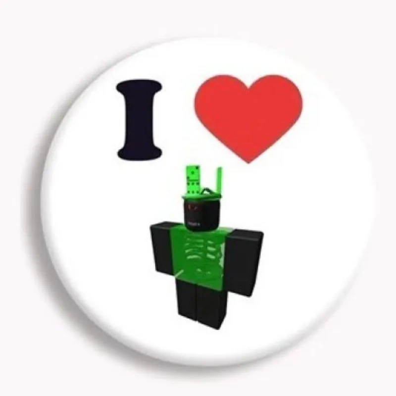 الإبداعية الكرتون Roblox المعادن المينا بروش شارات على ظهره الملابس التلبيب الستر الجينز اكسسوارات الديكور بطاقة هدية #5