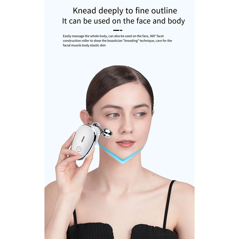 ABUD-instrument de beauté vibrant à microcourant électrique lifting rouleau masseur peau serrer Massage appareils de beauté