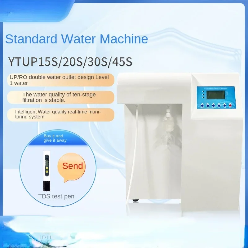 

Double Water Reverse Osmosis Distillation Deionized Water Machine Experiment over Water Purifier