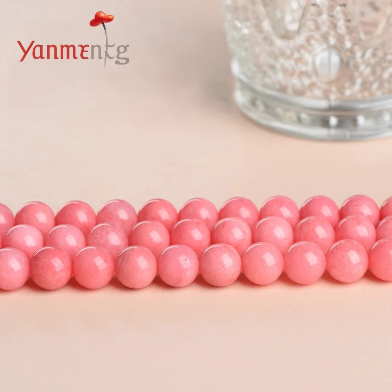 

5A Red Striped Chalcedony Beads, 4 6 8 10 12 14mm Natural Quartz Round Loose Spacer Beads DIY Bracelet Necklace Accessories