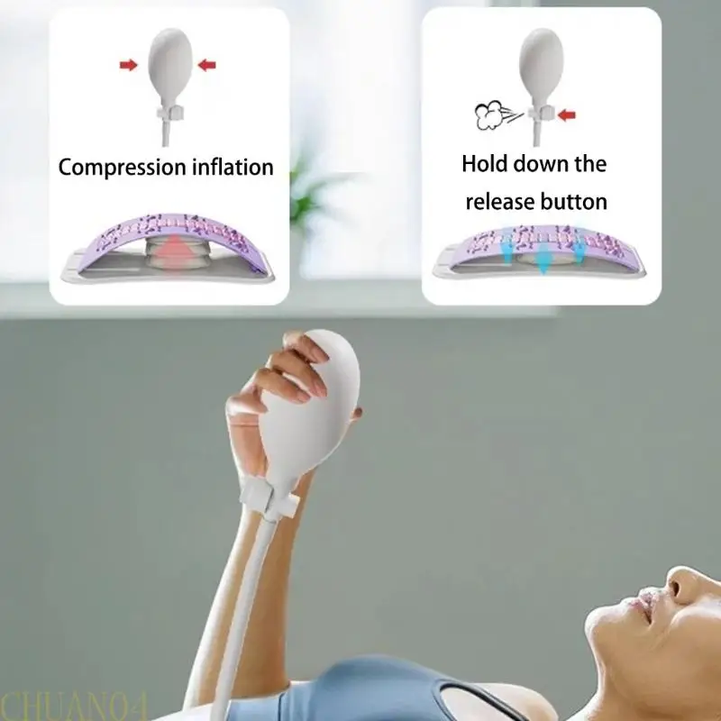 

A1A2 Adjustable Back Massager Cervical Muscle Relax Stretcher Lumbar Cervical Muscle Relax Equipment Postures Corrector