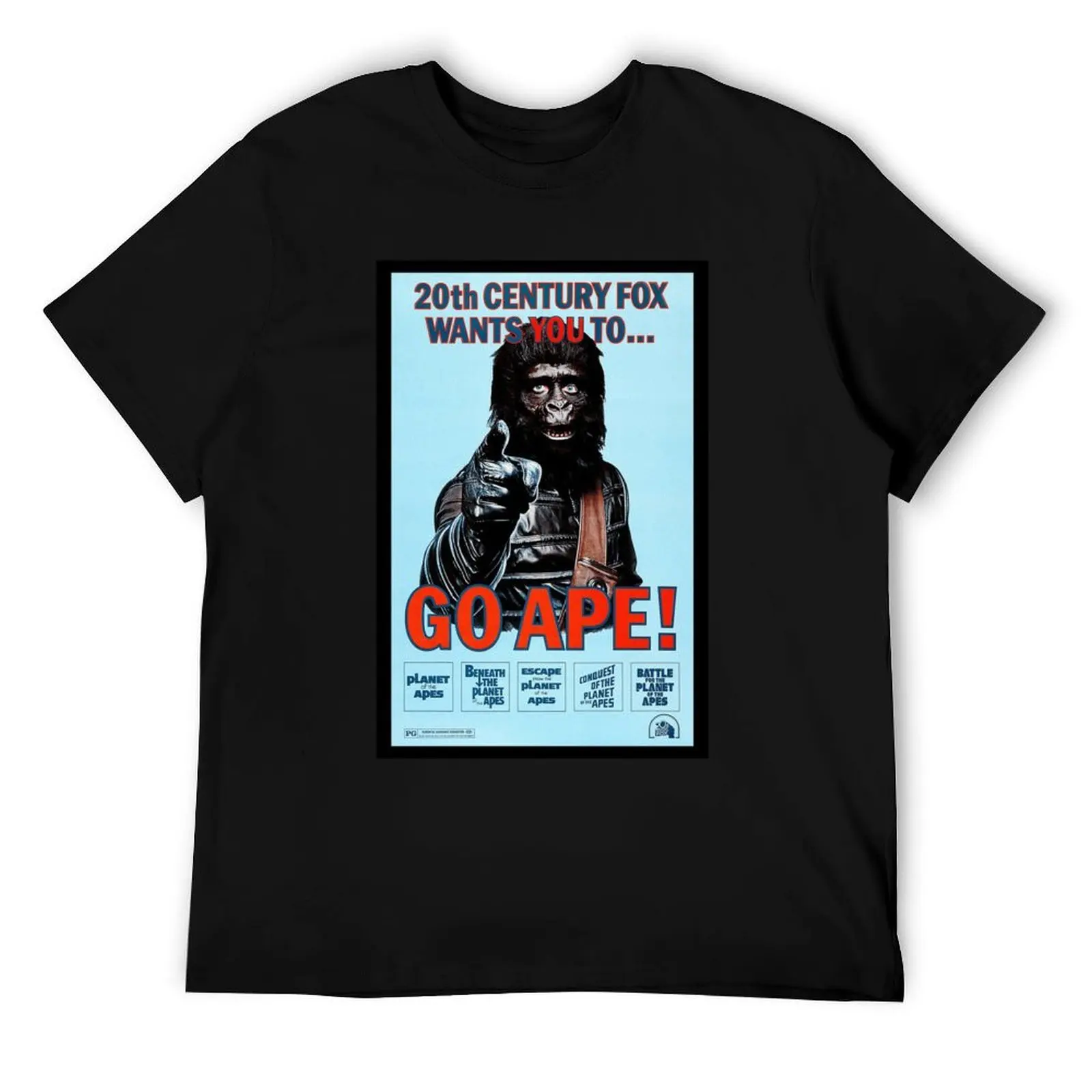 

Go Ape Plant Of Apes T-Shirt man tshirt t shirts for man cotton soft T-Shirt