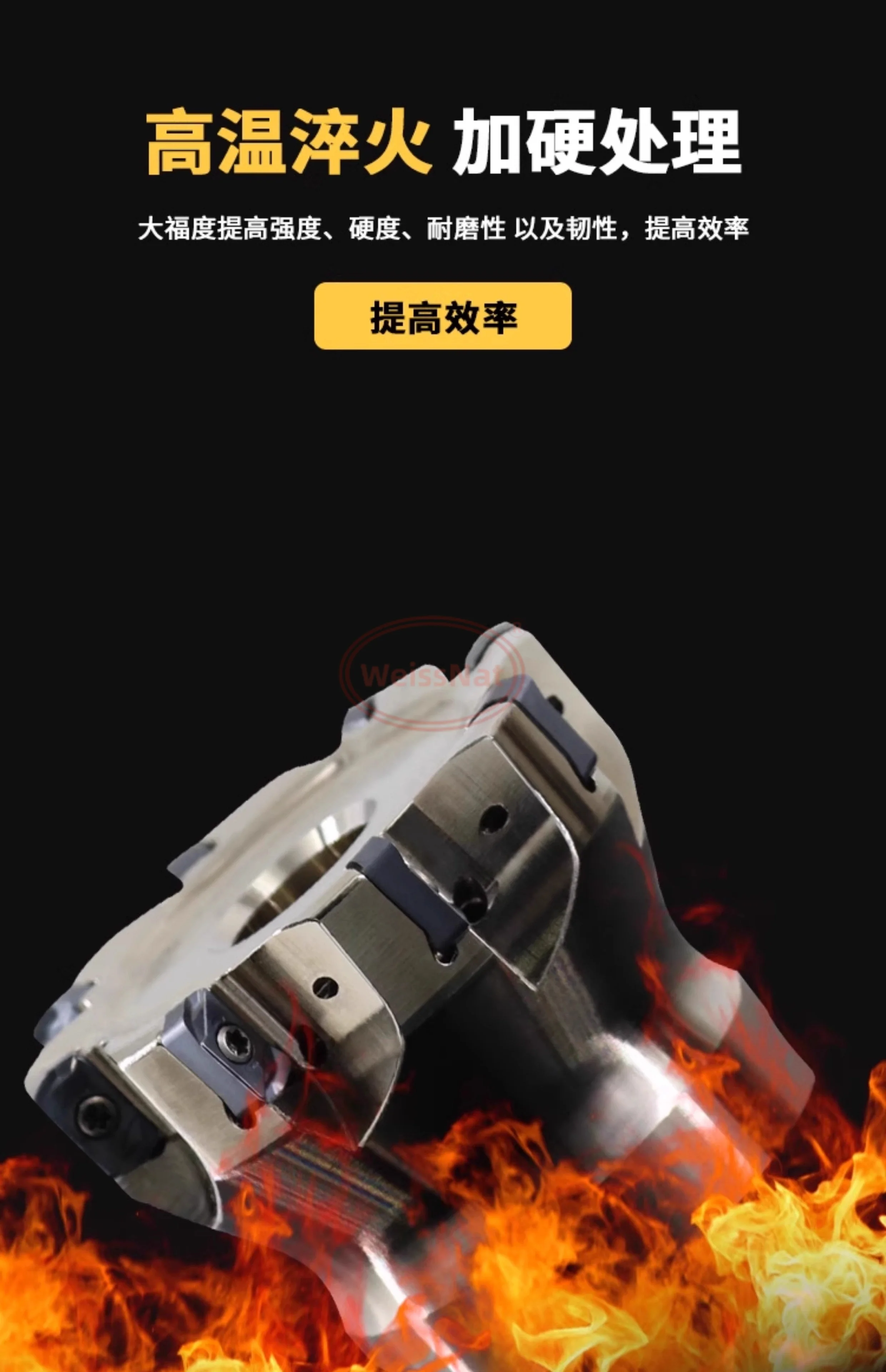 EXN03R Disco pergolato per fresa ad alta potenza su entrambi i lati con liquido di raffreddamento interno per LNMU0303