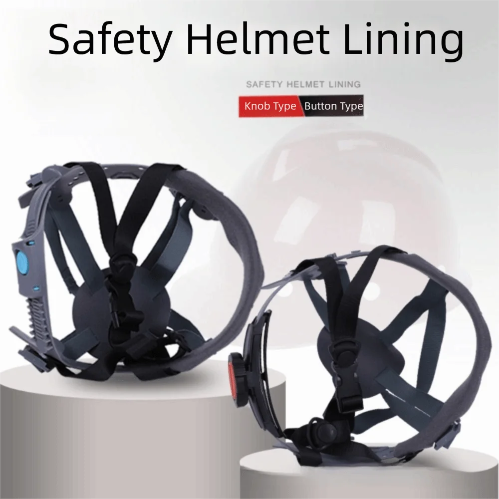 4/8 Point Hard Hat Suspension Breathable Durable Gear Safety Helmet Liner Bumpsproof Knob/Button Bump Cap Insert Outdoor Sports