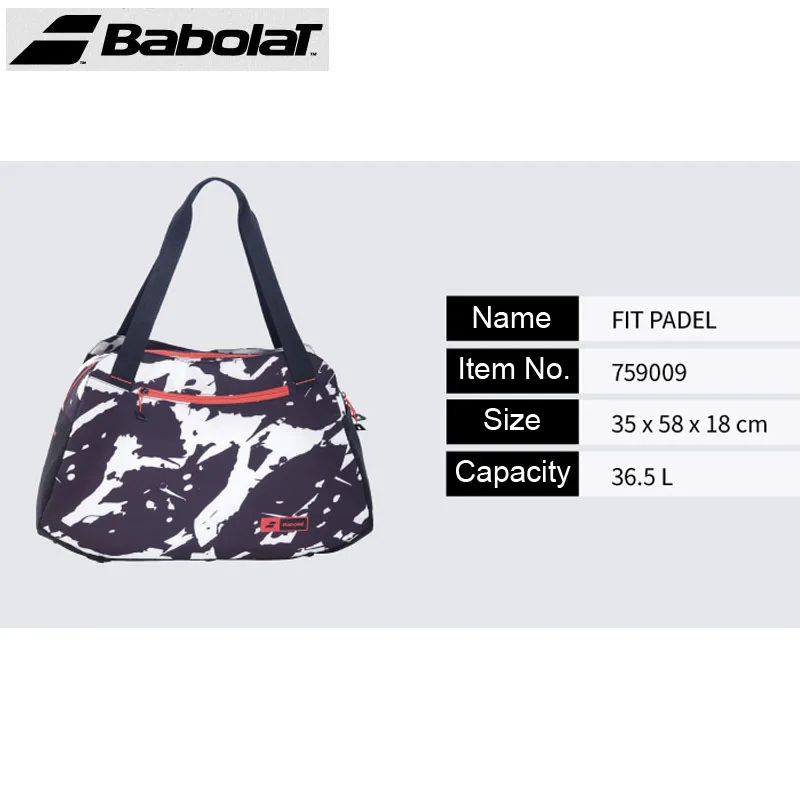 High Quality Original Babolat Padel Shoulder Bag Women Men Light Luxury Padel Tenis Handbag 2023 Summer Pure Fit Padel Court Bag