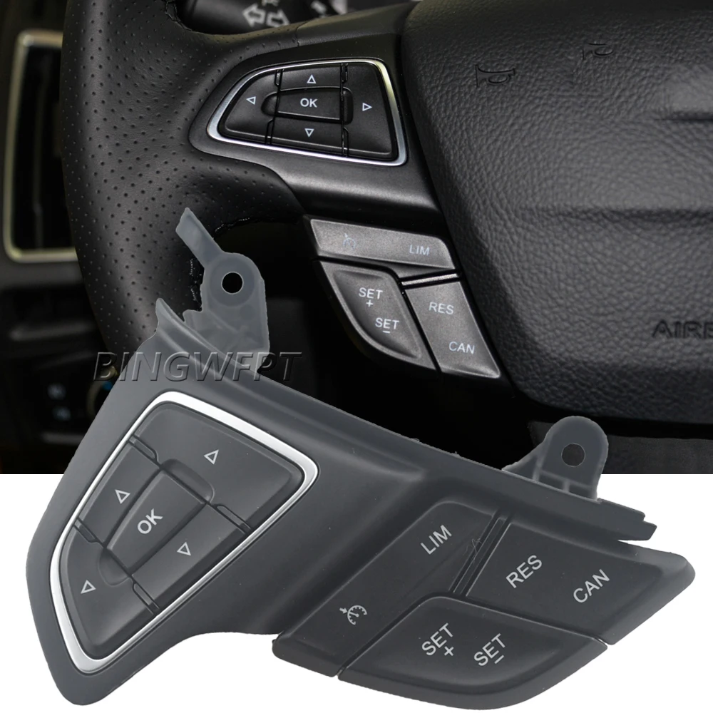 

Multifunction Steering Wheel button Cruise Control Switch button For Ford Focus MK3 2015 2016 2017 Kuga 2017