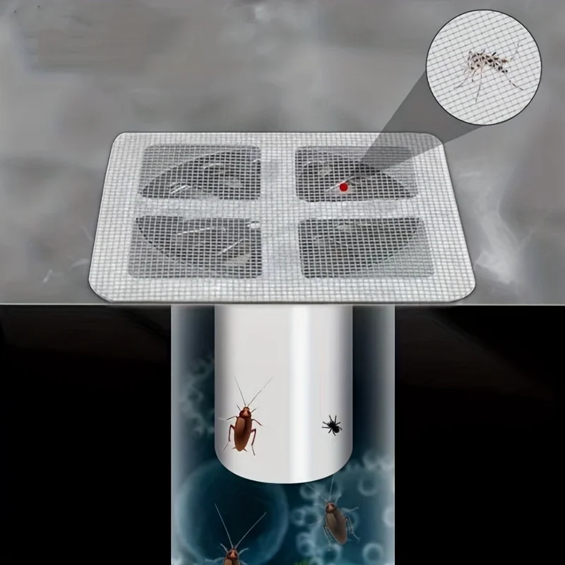 1/3/6/12/24/50/100pcs Premium Disposable Sewer Filters, Effective Hair Blocker & Bug-Proof Patches - Detail 1