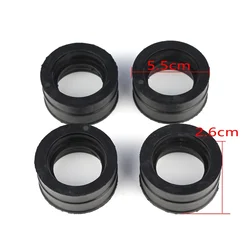 Rubber Motorcycle Carburetor Intake Joint Boot for Honda VF700C VF750C Magna & VF700F VF750F Interceptor & VF700S VF750S Sabre