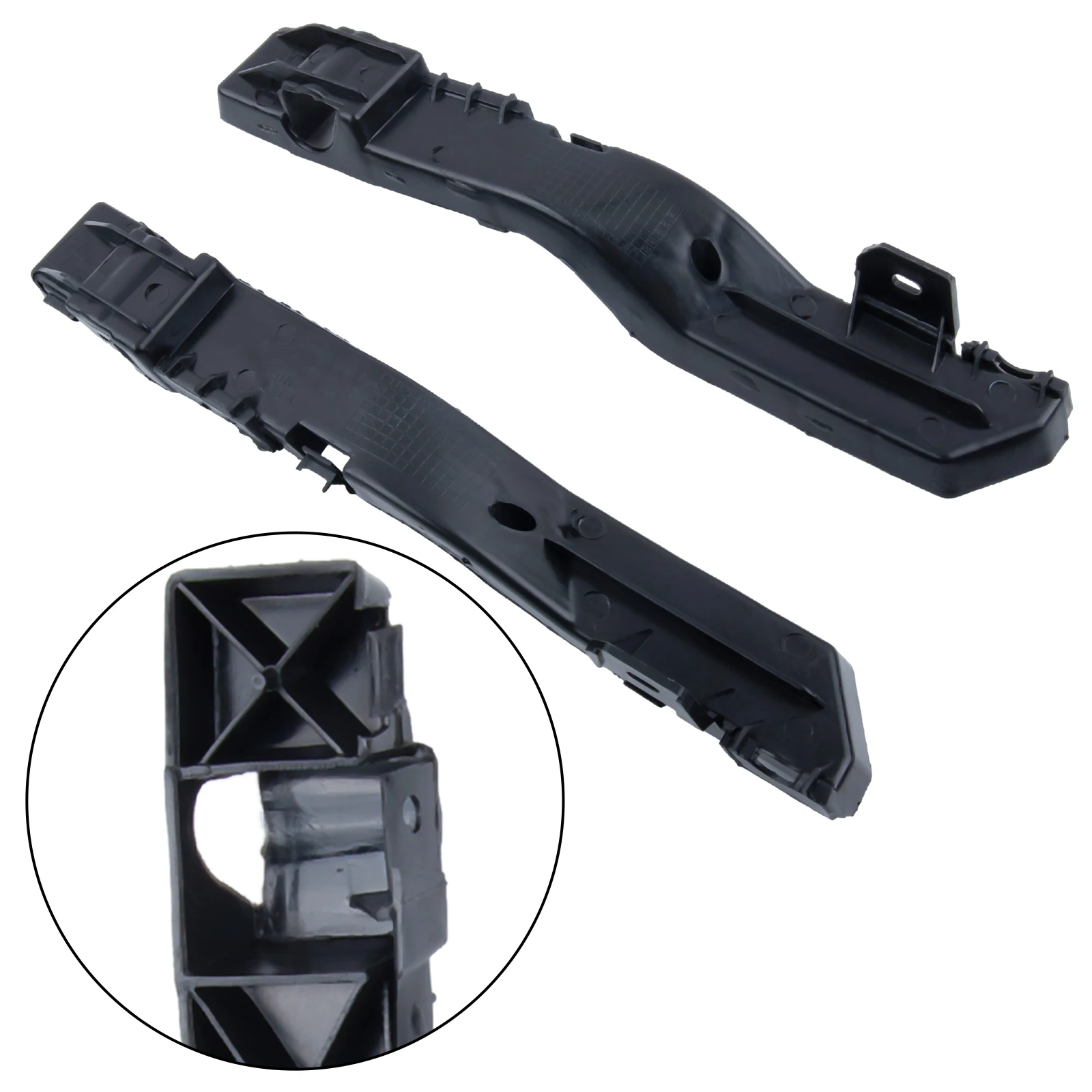 2Pcs Set Bracket Front Bumper Support For Dodge Journey 2009-2017 RH LH 5178410AD 5178411AD Black Car Accessories