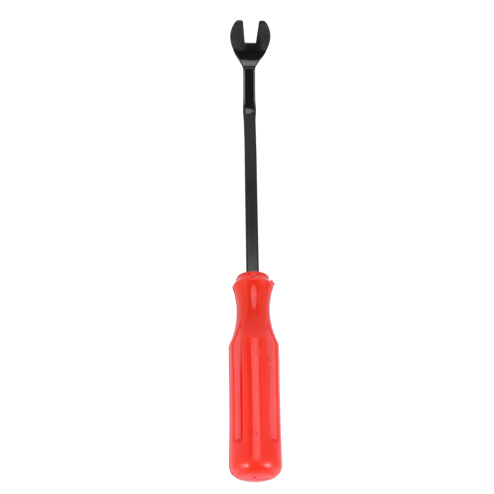 Clip de ajuste Interior de puerta de coche, herramienta removedora de Clip de sujeción de tapicería de Panel, destornillador, extractor de clavos, 6 pulgadas, Rojo