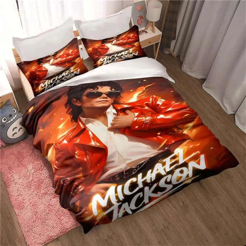 

Michael Jackson printed Bedding Sets exquisite bed supplies set duvet cover bed comforter set bedding set luxury birthday gift