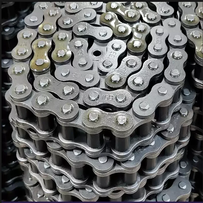 

06C Roller Chain / Chain Links Connector Industrial Transmission Chain Pitch 9.525mm for 06C Sprocket 1.5 Meters