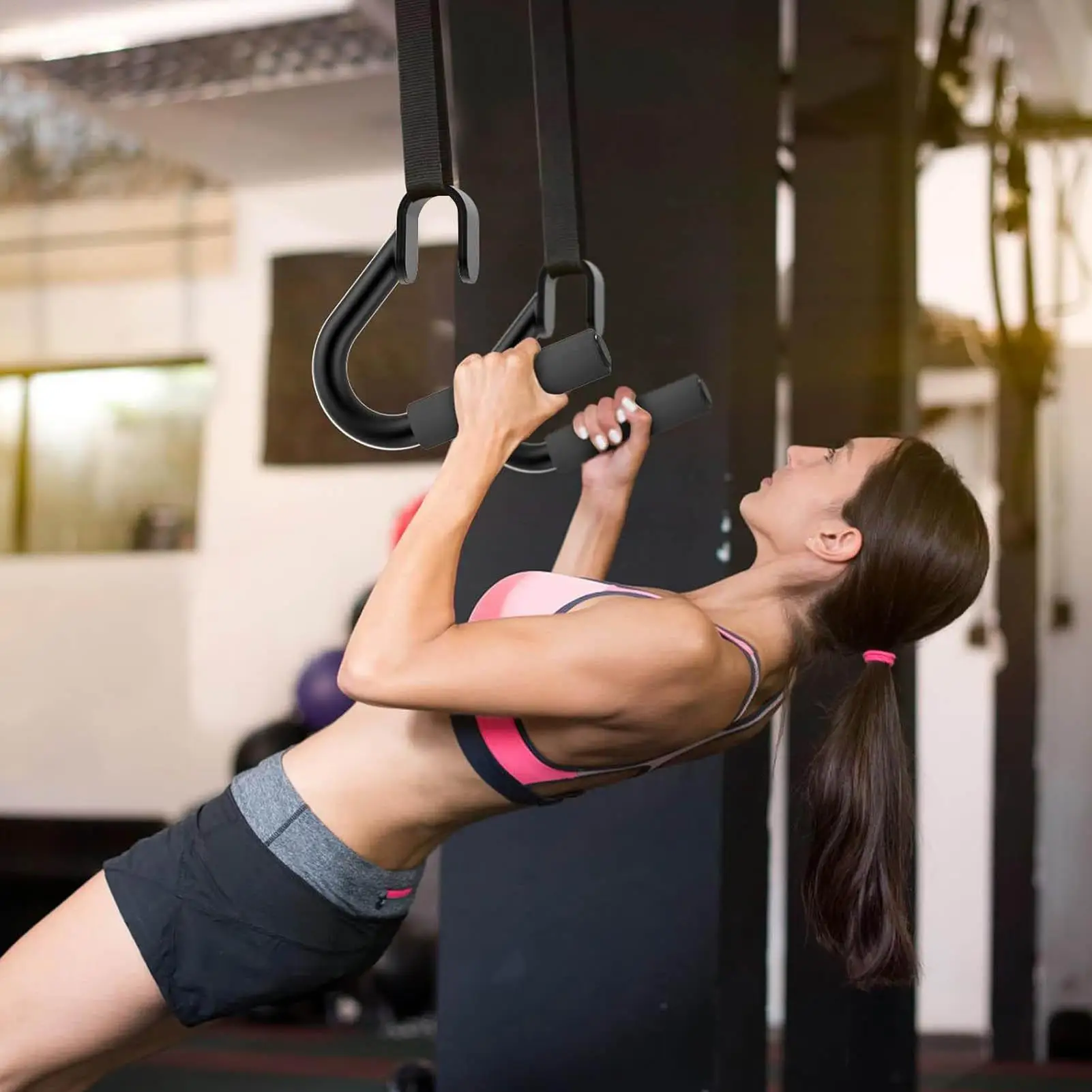 

Ручки для подтягиваний, эргономичные ленты для тренажерного зала, ручки для подтягивания становой тяги, рядные ручки для становой тяги, штанга для дома, путешествий в помещении, на каждый день