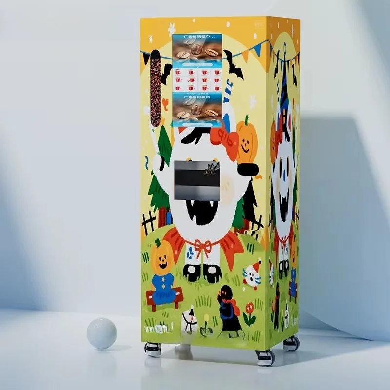 Customized Wholesale Automatic Bean to Cup Vending Machine SDK Halloween Stickers Office Hotel 180-Cup