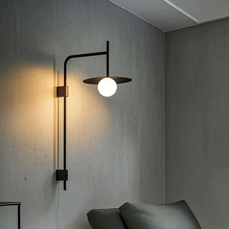 Nordic Movable Arm Wall Lamps Bar Living Room Vintage Wall Light Kitchen Restaurant Home Decor Apartment Indoor Wall Decor Light