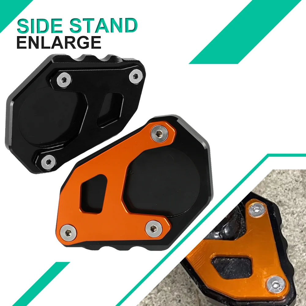 

Motorcycles Kickstand Foot Side Stand Extend Foot Pads Enlarger CNC For 250ADV 390ADV 250 390 Adventure 2019 2020 2021 2022 2023