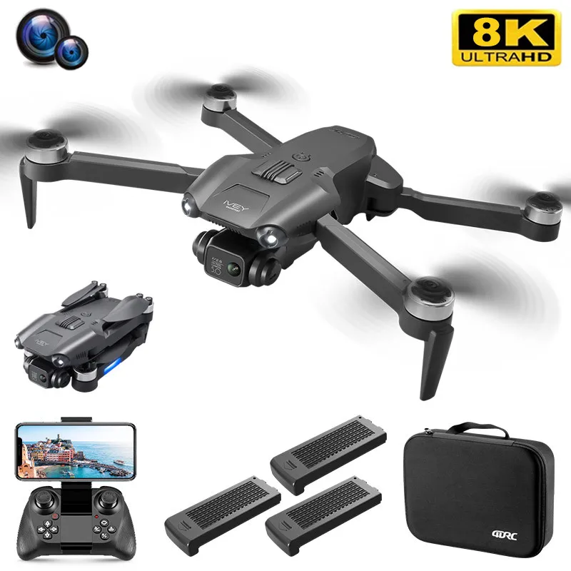 New V28 Pro Quadcopter 4K HD WIFI FPV Drone 8K Professional  Drones Altitude Hold RC Helicopter RC Distance 1000M Gift Toys