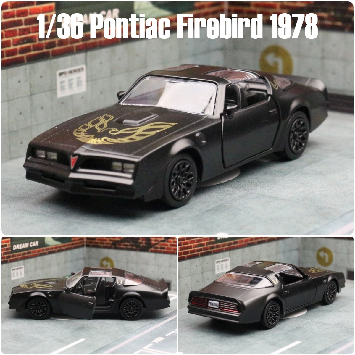 【激レア未使用】XMODS PONTIAC FIREBIRD 1/36 Pontiac Firebird Classical Toy Car Model For Children RMZ