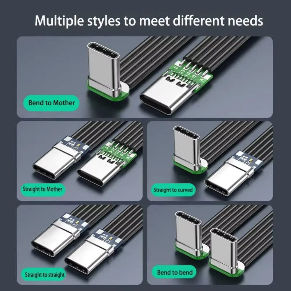 Double Headed Fast Charging Cord Anti Oxidation Lightweight Fast Charging Data Cord Silicone Data Wire