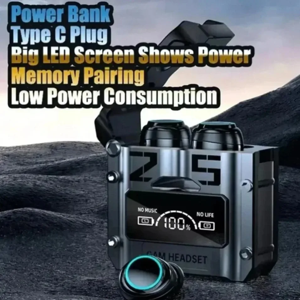 M25 Small Wireless Earbuds Cheap Wireless Low Latency IPX-7 Waterproof Type-C Earphone Motast Wireless Earbuds